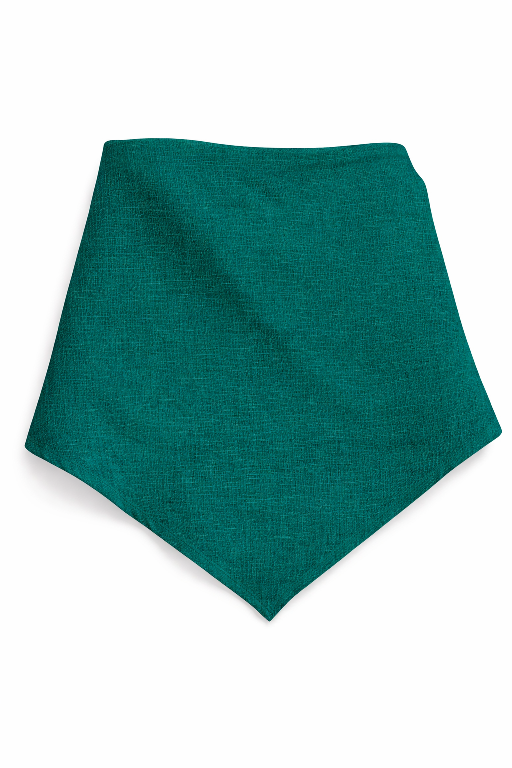The Linen Edit – Peacock Veil | Magnetic Linen Neck Scarf for Sun Protection