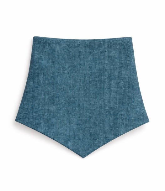 The Linen Edit – Deep Current | Magnetic Linen Neck Scarf for Sun Protection