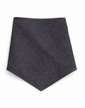 The Linen Edit – Charcoal Veil | Magnetic Linen Neck Scarf for Sun Protection