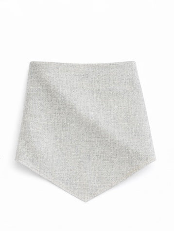 The Linen Edit – Rose Ash | Magnetic Linen Neck Scarf for Sun Protection