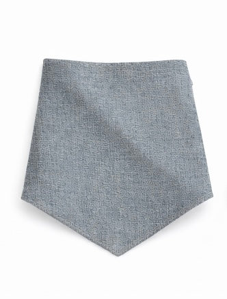 The Linen Edit – Sage Stone | Magnetic Linen Neck Scarf for Sun Protection