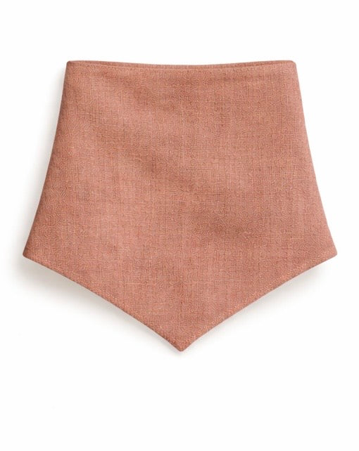 The Linen Edit – Mocha Veil | Magnetic Linen Neck Scarf for Sun Protection
