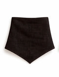 The Linen Edit – Cocoa Ridge | Magnetic Linen Neck Scarf for Sun Protection