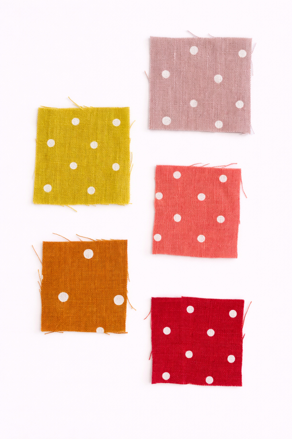 The Linen Edit – Cherry Blossom Dot | Magnetic Linen Neck Scarf for Sun Protection