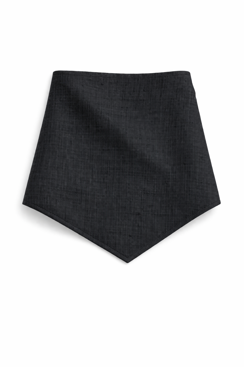 The Linen Edit – Noir Essential | Magnetic Linen Neck Scarf for Sun Protection