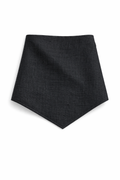 The Linen Edit – Noir Essential | Magnetic Linen Neck Scarf for Sun Protection