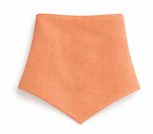 The Linen Edit – Peach Light | Magnetic Linen Neck Scarf for Sun Protection