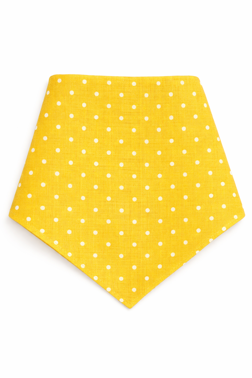 The Linen Edit – Limoncello Dot | Magnetic Linen Neck Scarf for Sun Protection