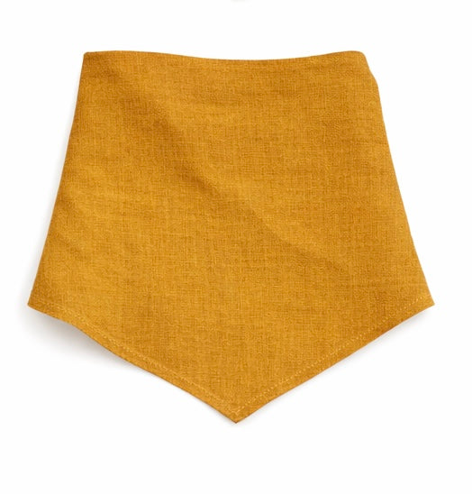 The Linen Edit – Amber Glow | Magnetic Linen Neck Scarf for Sun Protection