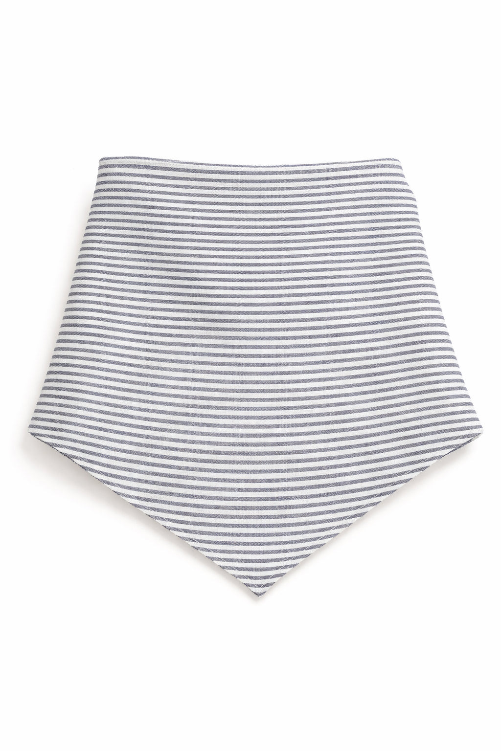 The Linen Edit – Midnight Tide Stripe | Magnetic Linen Neck Scarf for Sun Protection