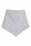 The Linen Edit – Midnight Tide Stripe | Magnetic Linen Neck Scarf for Sun Protection