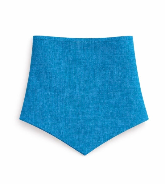 The Linen Edit – Sky Drift | Magnetic Linen Neck Scarf for Sun Protection
