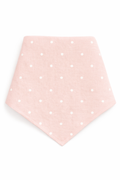 The Linen Edit – Petal Blush Dot | Magnetic Linen Neck Scarf for Sun Protection