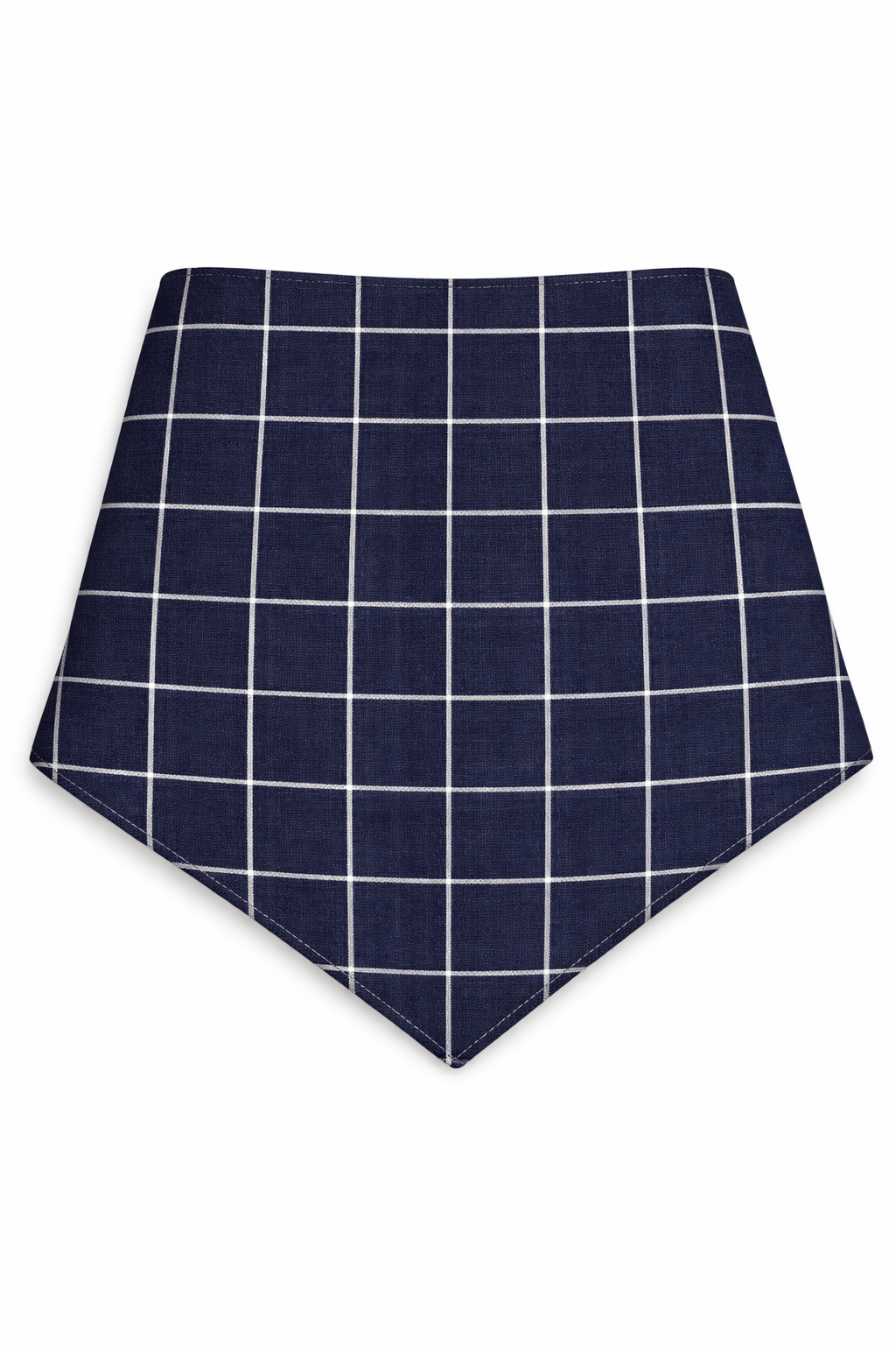 The Linen Edit – Tidal Grid | Magnetic Linen Neck Scarf for Sun Protection