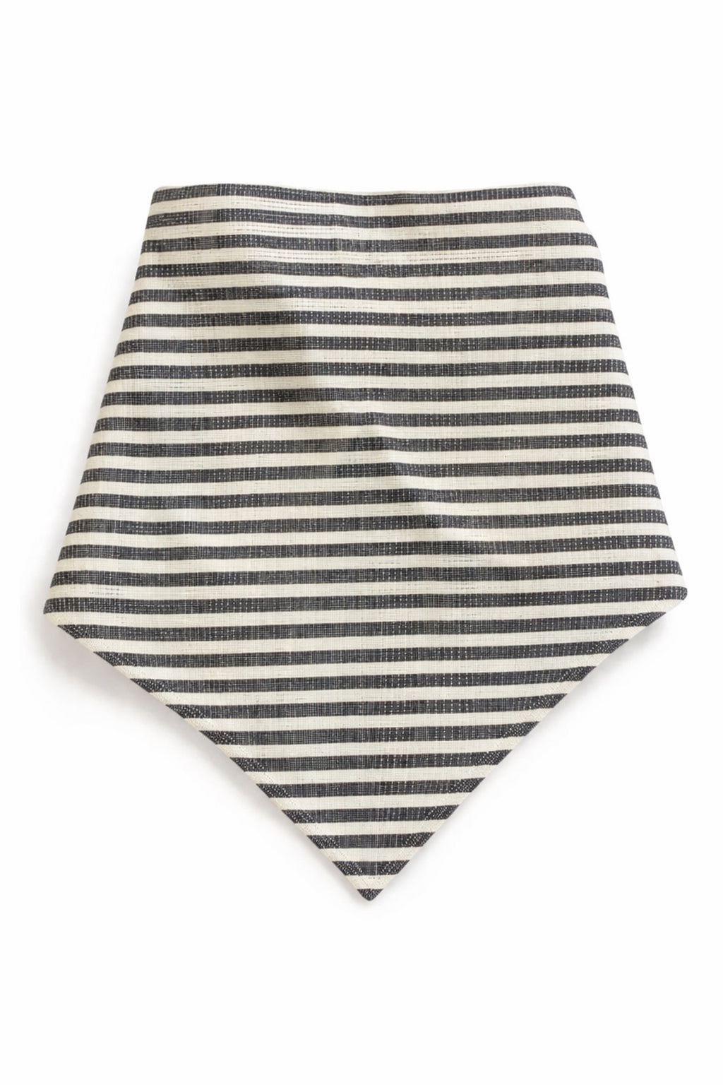 The Linen Edit – Harbor Line Stripe | Magnetic Linen Neck Scarf for Sun Protection