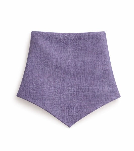 The Linen Edit – Lavender Breeze | Magnetic Linen Neck Scarf for Sun Protection
