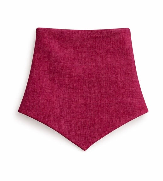 The Linen Edit – Magenta Tide | Magnetic Linen Neck Scarf for Sun Protection