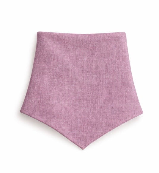The Linen Edit – Lilac Drift | Magnetic Linen Neck Scarf for Sun Protection