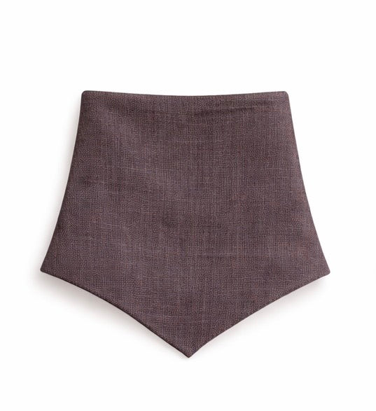 The Linen Edit – Mauve Veil | Magnetic Linen Neck Scarf for Sun Protection