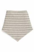 The Linen Edit – Ash Line | Magnetic Linen Neck Scarf for Sun Protection