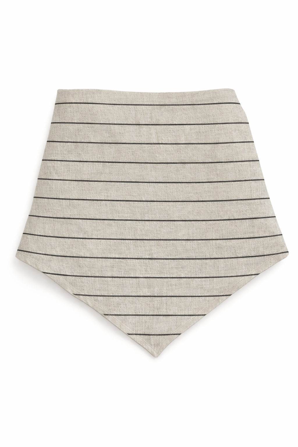 The Linen Edit – Ash Line | Magnetic Linen Neck Scarf for Sun Protection