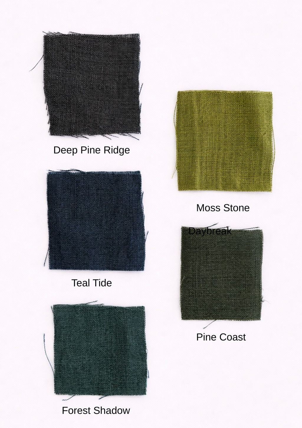 The Linen Edit – Deep Pine Ridge | Magnetic Linen Neck Scarf for Sun Protection