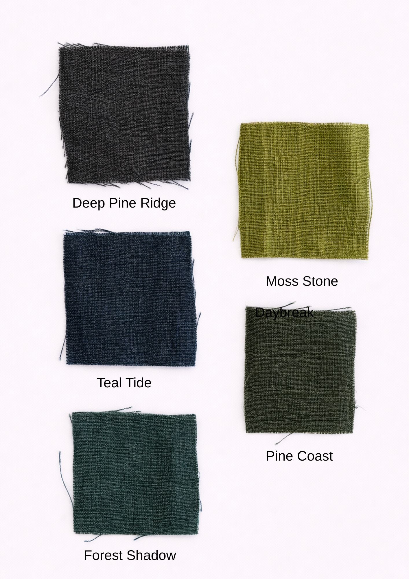 The Linen Edit – Deep Pine Ridge | Magnetic Linen Neck Scarf for Sun Protection
