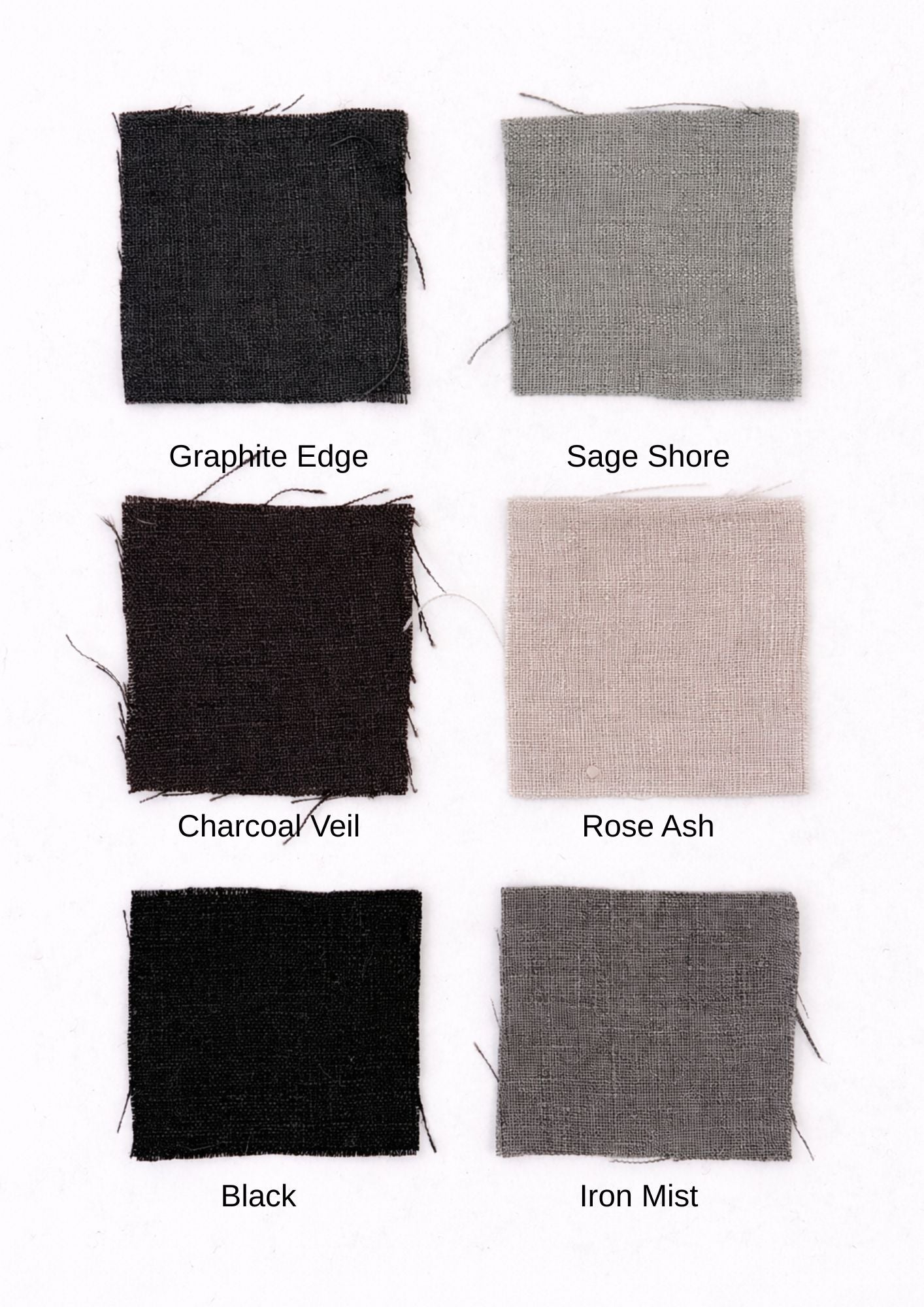 The Linen Edit – Charcoal Veil | Magnetic Linen Neck Scarf for Sun Protection