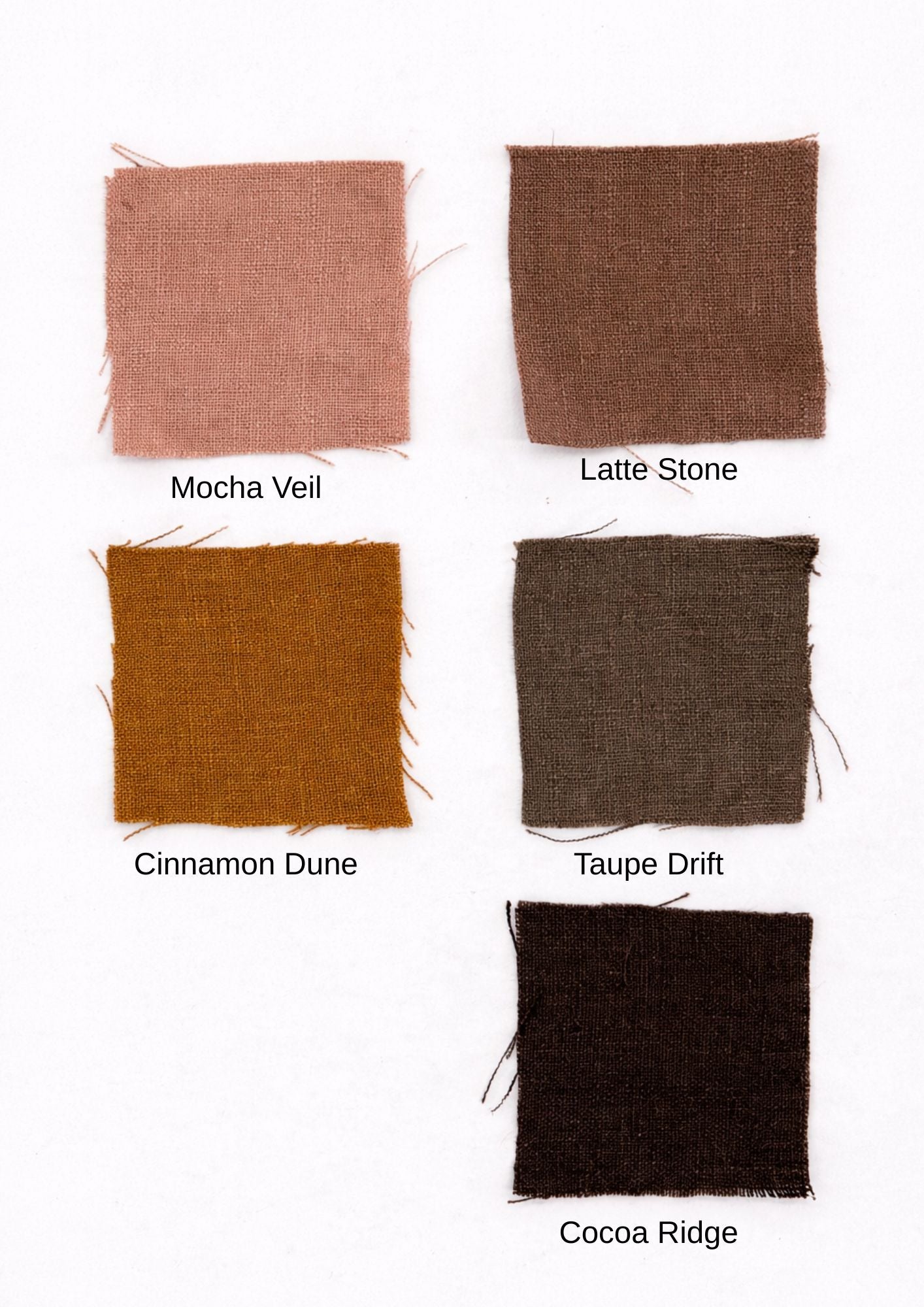 The Linen Edit – Cinnamon Dune | Magnetic Linen Neck Scarf for Sun Protection