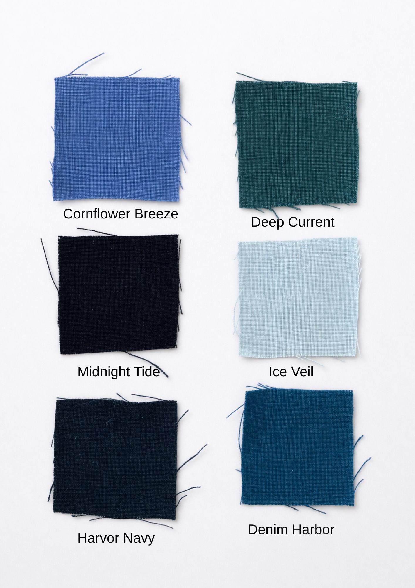 The Linen Edit – Cornflower Breeze | Magnetic Linen Neck Scarf for Sun Protection