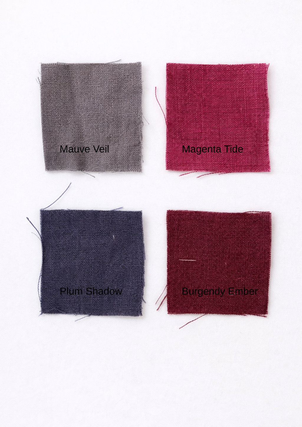 The Linen Edit – Burgundy Ember | Magnetic Linen Neck Scarf for Sun Protection