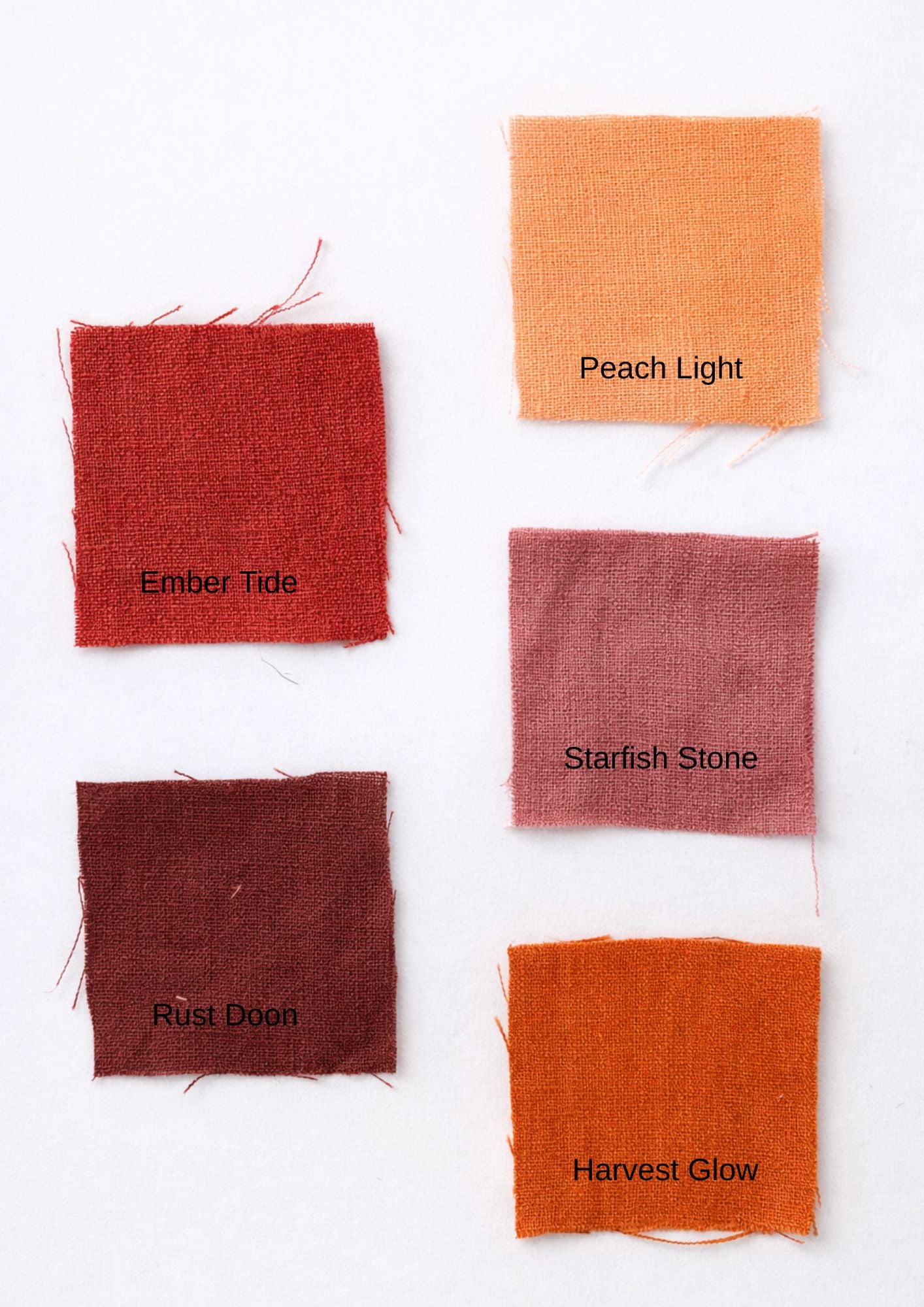 The Linen Edit – Rust Dune | Magnetic Linen Neck Scarf for Sun Protection