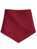 The Linen Edit – Crimson Veil | Magnetic Linen Neck Scarf for Sun Protection