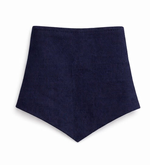 The Linen Edit – Midnight Tide | Magnetic Linen Neck Scarf for Sun Protection