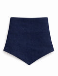 The Linen Edit – Harbor Navy | Magnetic Linen Neck Scarf for Sun Protection