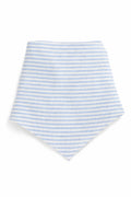  The Linen Edit – Seabreeze Stripe | Magnetic Linen Neck Scarf for Sun Protection