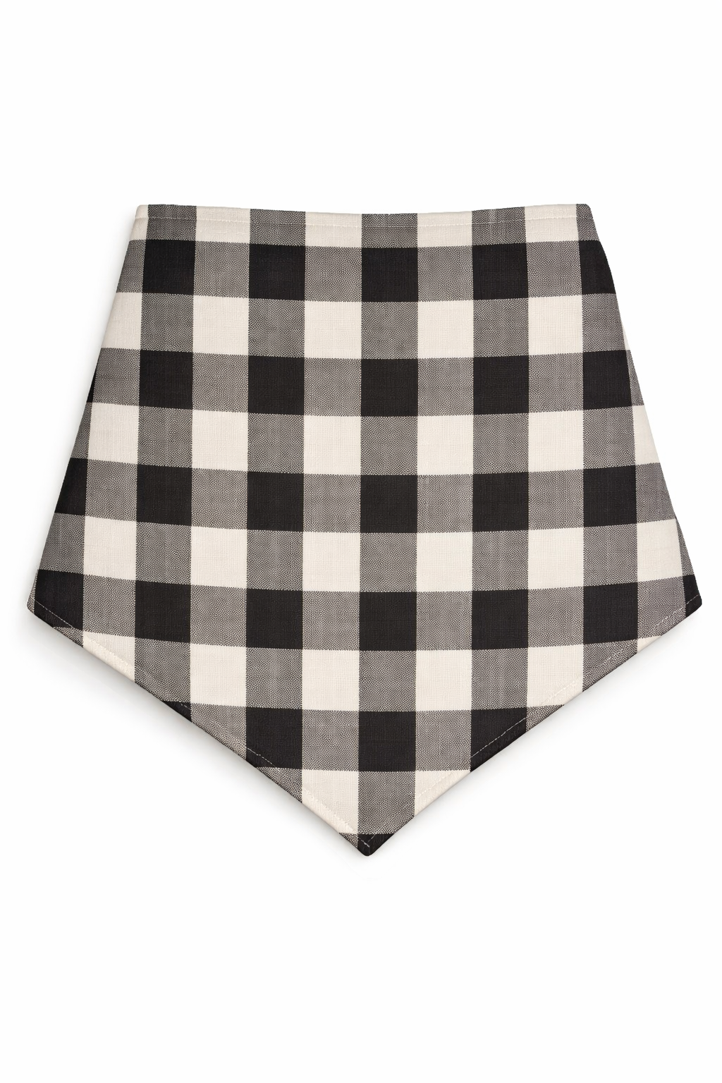 The Linen Edit – Harbor Check | Magnetic Linen Neck Scarf for Sun Protection