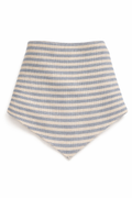 The Linen Edit – Dune Shore Stripe | Magnetic Linen Neck Scarf for Sun Protection