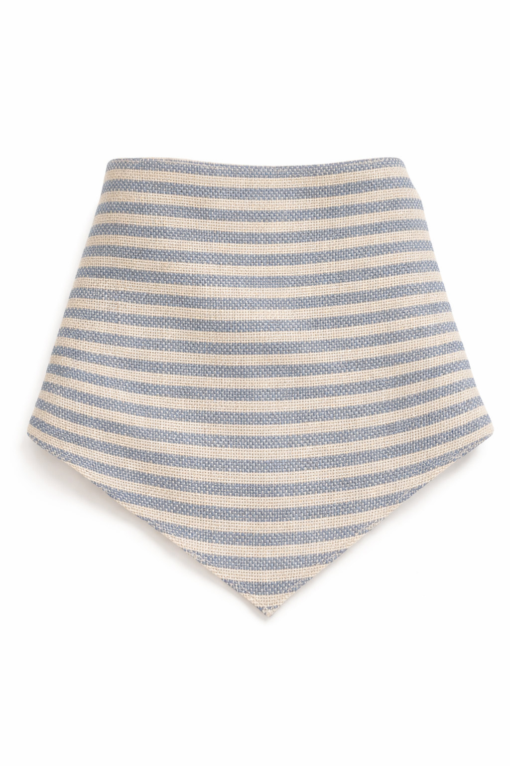 The Linen Edit – Dune Shore Stripe | Magnetic Linen Neck Scarf for Sun Protection