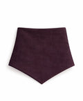 The Linen Edit – Midnight Plum | Magnetic Linen Neck Scarf for Sun Protection