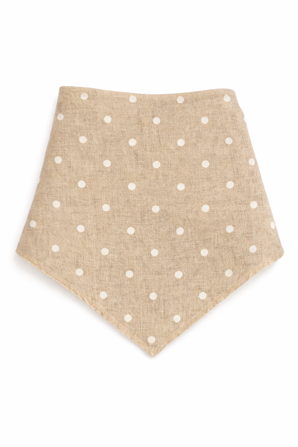 The Linen Edit – Dune Light Dot | Magnetic Linen Neck Scarf for Sun Protection